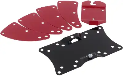 Кронштейн для телевизора Holder LCDS-5057 черный глянец 19"-47" макс.30кг настенный наклон