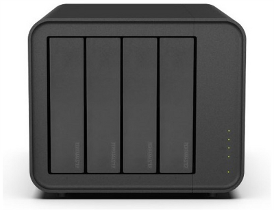 система хранения данных TerraMaster F4-212 tower NAS QC 1,7Ghz/2Gb/TRAID,JBOD,RAID0,1,10,5,6/up to 4 HS SATA(3,5' or 2,5')/2xUSB/1xGbE RJ-45/iSCSI/1xPS/1YW