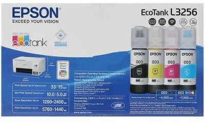 МФУ Epson L3256, СНПЧ, WiFi
