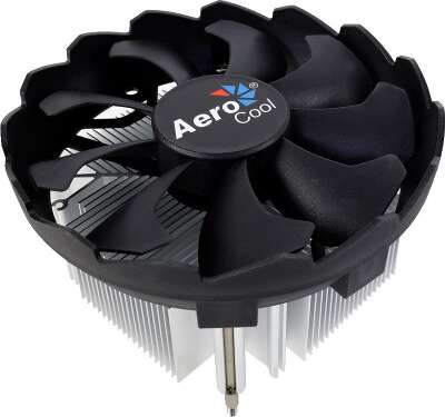 Кулер для процессора Aerocool BAS для Socket 115x, 120мм, 1200rpm, 19 дБ, 100W, 3-pin, Al