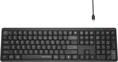 Клавиатура A4Tech FBX55C черный USB беспроводная BT/Radio slim Multimedia