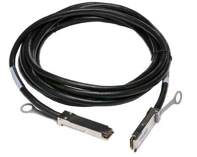 Кабель Fibertrade FT-QSFP28-CabP-AWG30-2, DAC Copper cable (100G, QSFP28, AWG30 витая пара, 2м)