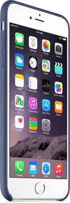 Кожаный чехол для iPhone 6 Plus/6S Plus Apple Leather Case, Midnight Blue [MGQV2ZM/A]