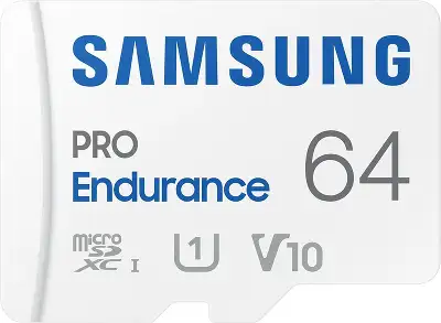 Карта памяти 64 Гб Micro SDXC Samsung PRO Endurance Class 10 UHS-I [MB-MJ64KA]