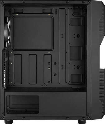 Корпус AeroCool Menace Saturn FRGB, черный, ATX, Без БП (MENACE FRGB-G-BK-V1)