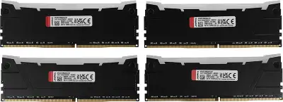 Память DDR4 4x32GB 3600MHz Kingston KF436C18RB2AK4/128 Fury Renegade RGB RTL Gaming PC4-28800 CL18 DIMM 288-pin 1.35В dual rank с радиатором Ret
