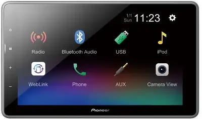 Автомагнитола Pioneer DMH-AF555BT 2DIN 4x50Вт AUX 9" 3