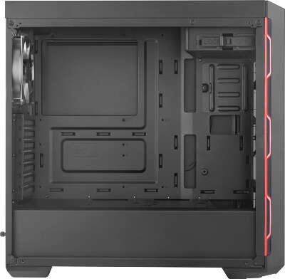 Корпус Cooler Master MasterBox MB600L, черный/красный, ATX, Без БП (MCB-B600L-KANN-S00)