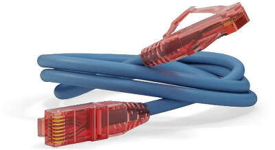 Патч-корд Hyperline PC-LPM-UTP-RJ45-RJ45-C5e-0.15M-LSZH-BL UTP RJ-45 вил.-вилка RJ-45 кат.5E 0.15м синий LSZH 24AWG