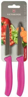 Набор ножей кухон. Victorinox Swiss Classic 6.7796.L5B компл.:2предм. розовый блистер