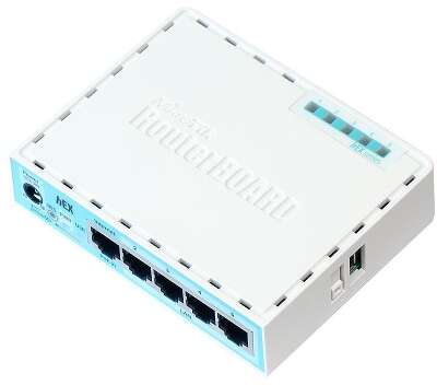 Маршрутизатор MikroTik hEX (RB750GR3) 10/100/1000BASE-TX белый