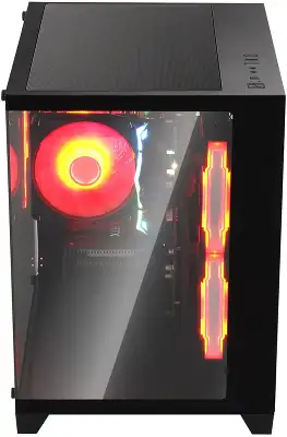 Корпус Bloody BD-CC105 черный без БП mATX 5x120mm 1xUSB2.0 1xUSB3.0 audio bott PSU