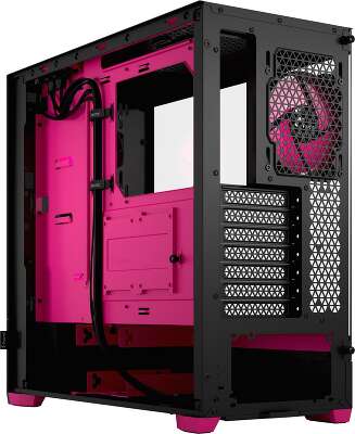 Корпус Fractal Design Pop Air RGB Magenta, черный/розовый, ATX (FD-C-POR1A-03)