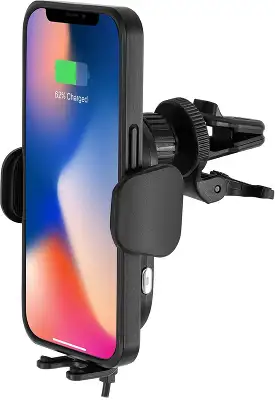 Автомобильное зар./устр. Buro BUQC15 15W 2.5A (QI) USB-C универсальное черный (BUQ15AC00BK)