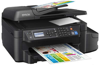 Принтер/копир/сканер с СНПЧ EPSON L655 (C11CE71403) A4 WiFi