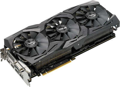 Видеокарта PCI-E NVIDIA GeForce GTX1080 ROG STRIX 8GB DDR5X Asus [ROG-STRIX-GTX1080-O8G-11GBPS]