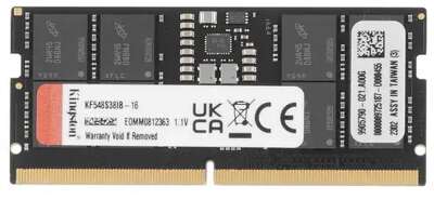 Kingston 16GB 4800MT/s DDR5 CL38 SODIMM FURY Impact PnP KF548S38IB-16