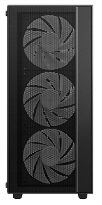 корпус Deepcool MATREXX 55 MESH V4 без БП, боковое окно (закаленное стекло), 3xARGB LED 140мм вентилятора спереди, 1xARGB LED 120мм вентилятор сзади, черный, ATX (R-MATREXX55-BKAGA4-G-4)