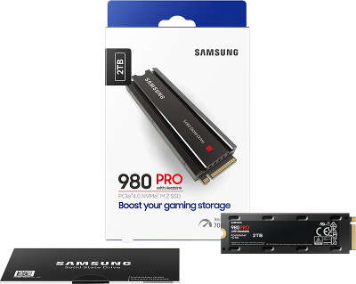 Твердотельный накопитель M.2 NVMe 2Tb Samsung 980 PRO [MZ-V8P2T0CW] (SSD)