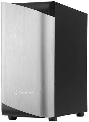 Корпус SilverStone SETA A1, черный/серебристый, ATX, Без БП (SST-SEA1SB-G)