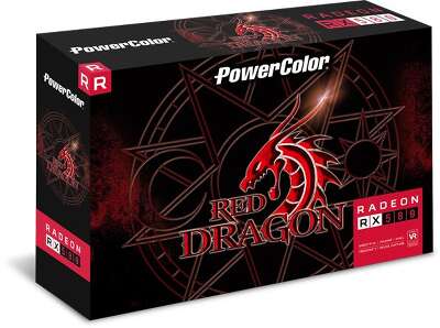 Видеокарта PowerColor AMD Radeon RX 580 Red Dragon 8Gb DDR5 PCI-E DVI, HDMI, DP