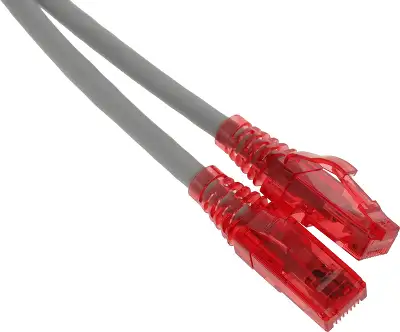 Патч-корд Hyperline PC-LPM-UTP-RJ45-RJ45-C5E-2M-LSZH-GY UTP RJ-45 вил.-вилка RJ-45 кат.5E 2м серый LSZH 24AWG
