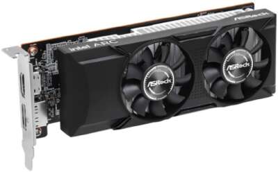 Видеокарта Asrock PCI-E 4.0 A310 LP 4G INTEL ARC A310 4Gb 64bit GDDR6 2000/15500 HDMIx1 DPx1 HDCP RTL