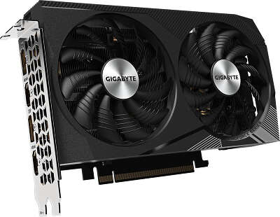 Видеокарта GIGABYTE NVIDIA nVidia GeForce RTX 3060Ti WINDFORCE OC 8Gb DDR6 PCI-E 2HDMI, 2DP