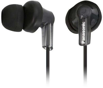 Наушники внутриканальные Panasonic RP-HJE118GU 1.1м черный проводные в ушной раковине (RP-HJE118GUK)