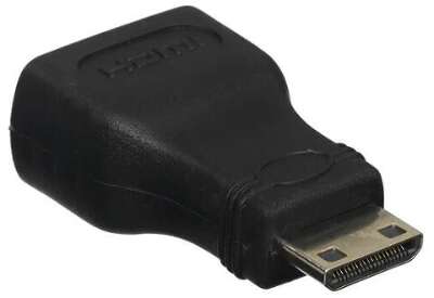 Переходник HDMI (f)-miniHDMI (m) ver.1.4 черный GOPOWER купить по ...