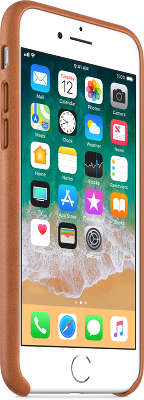 Кожаный чехол для iPhone 7/8 Apple Leather Case, Saddle Brown [MQH72ZM/A]