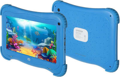 Планшет Digma Optima Kids 7 RK3126C (1.2) 4C RAM1Gb ROM16Gb 7" IPS 1024x600 Android 8.1 голубой 2Mpix 0.3Mpix BT WiFi microSD 128Gb 2500mAh