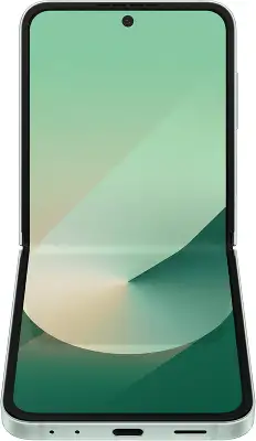 Смартфон Samsung SM-F741B Galaxy Z Flip 6 512Gb 12Gb мятный раскладной 3G 4G 1Sim 6.7" 1080x2640 Android 14 50Mpix 802.11 a/b/g/n/ac/ax NFC GPS GSM900/1800 GSM1900 Protect