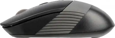 Мышь A4Tech Fstyler FG10S черный/серый оптическая 2000dpi silent беспров. USB для ноутбука 4but (FG10S GREY)