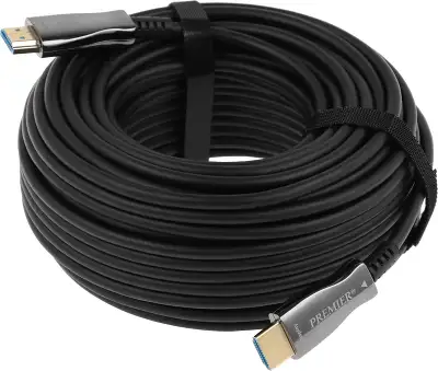 Кабель соединительный аудио-видео Premier 5-806 25.0 HDMI (m)/HDMI (m) 25м. позолоч.конт. черный