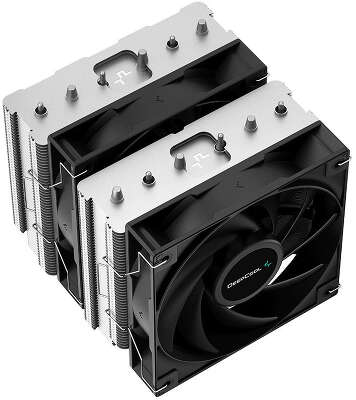 Устройство охлаждения(кулер) Deepcool AG620 Soc-AM5/AM4/1200/1700/1851 черный 4-pin 15-29dB Al+Cu 260W 1300gr Ret (R-AG620-BKNNMN-G-1)