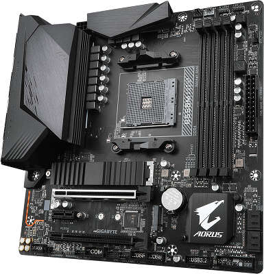 Материнская плата mATX LGAAM4 GIGABYTE B550M AORUS PRO-P