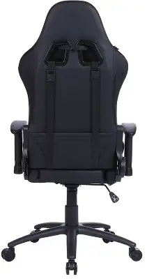 Кресло игровое Cactus CS-CHR-0099BLR с RGB-подсветкой черный/красный экокожа с подголов. крестов. сталь