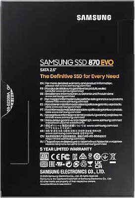 Накопитель SSD Samsung SATA-III 250GB MZ-77E250BW 870 EVO 2.5"