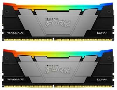 Kingston 64GB 3600MT/s DDR4 CL18 DIMM (Kit of 2) FURY Renegade RGB KF436C18RB2AK2/64