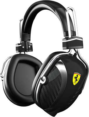 Наушники Ferrari by Logic3 P200 Scuderia с пультом ДУ, черные [2LFH005K]