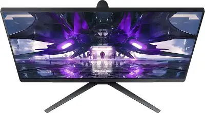 Монитор Samsung 27" Odyssey G3 S27AG320NI черный VA LED 1ms 16:9 HDMI полуматовая HAS Piv 3000:1 250cd 178гр/178гр 1920x1080 165Hz FreeSync Premium DP 4.8кг