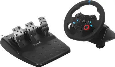 Руль Logitech G29 14кноп. (с педалями) черный