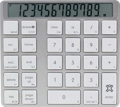 Цифровой блок Numpad для клавиатуры XtremeMac Bluetooth Numpad Calculator [XWH-CMN-83]
