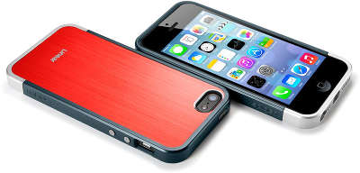 Чехол Spigen SGP Linerar "Blitz" для iPhone 5/5S, Red [SGP10121]