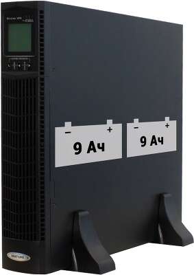 ИБП БАСТИОН SKAT-UPS 1000 RACK+2x9Ah, 1000VA, 900W, EURO