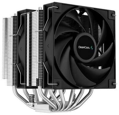 Вентилятор для процессора DEEPCOOL AG620 (Soc-115X/1700/1200/1366/2011/2066/AMD, Cu, PWM 1850rpm, 29,4 dB, 120mm, 4 pin, 260Wt) (R-AG620-BKNNMN-G-1)