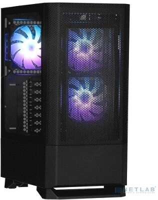 Корпус COUGAR MX430 Mesh RGB, черный, ATX, Без БП (MX430 Mesh RGB)