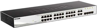Коммутатор D-Link DGS-1210-28/F3A Настраиваемый L2 коммутатор с 24 портами 10/100/1000Base-T и 4 комбо-портами 100/1000Base-T/SFP {5} (465802)