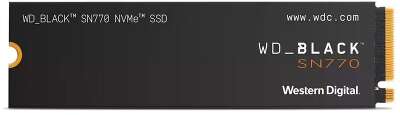 Твердотельный накопитель SSD WD_BLACK SN770 M.2, NVMe 500GB, R/W 5000/4000MB/s {10} (887302)